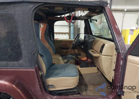 2002 Jeep Wrangler Sahara из США, поврежденный, VIN 1J4FA59S02P758093